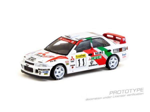 TARMAC WORKS 1/64 三菱 Mitsubishi Lancer Evolution II EVO二代 蒙地卡羅拉力賽1995 參賽車 T64G-049-95MCR11 TARMAC WORKS 1/64 三菱 Mitsubishi Lancer Evolution II EVO二代 蒙地卡羅拉力賽1995 參賽車 T64G-049-95MCR11