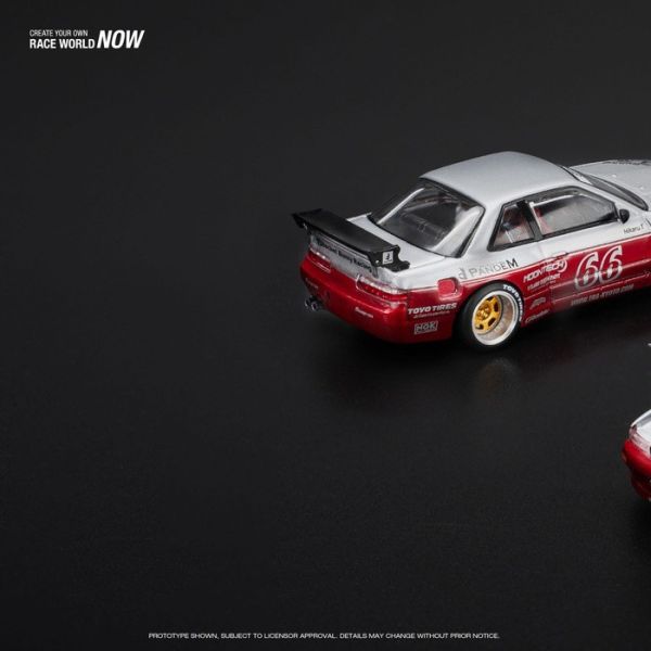 POP RACE 1/64 日產 Nissan PANDEM SILVIA S13 - MOONTECH RED PR640258 POP RACE 1/64 日產 Nissan PANDEM SILVIA S13 - MOONTECH RED PR640258