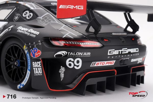 (預購) TOP SPEED 1/18 賓士 Mercedes-AMG GT3 #69 GetSpeed 2026 IMSA Daytona 24 Hrs TS0716 20260824 TOP SPEED 1/18 賓士 Mercedes-AMG GT3 #69 GetSpeed 2026 IMSA Daytona 24 Hrs TS0716