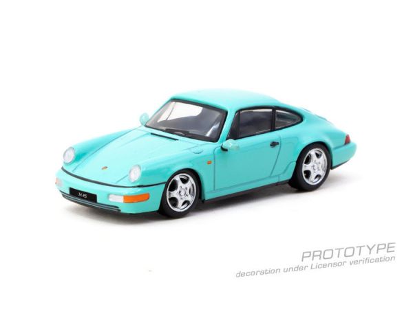 (預購) TARMAC WORKS 1/64 保時捷 Porsche 911 Carrera RS (964) Mint Green  T64S-017-MG (預購) TARMAC WORKS 1/64 保時捷 Porsche 911 Carrera RS (964) Mint Green  T64S-017-MG