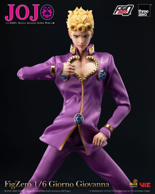 Threezero FigZero 1/6 JoJo的奇妙冒險 黃金之風 喬魯諾‧喬巴拿 29.3cm 3Z06576M0 可動完成品 Threezero FigZero 1/6 JoJo的奇妙冒險 黃金之風 喬魯諾‧喬巴拿 29.3cm 3Z06576M0 可動完成品