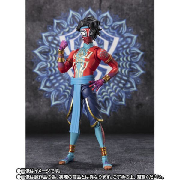 BANDAI S.H.F 蜘蛛人 穿越新宇宙 印度蜘蛛人 已塗裝可動完成品 BANDAI S.H.F 蜘蛛人 穿越新宇宙 印度蜘蛛人 已塗裝可動完成品