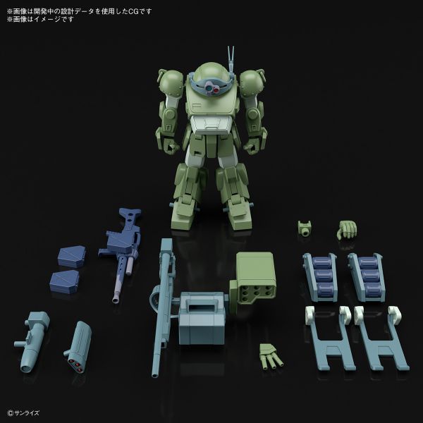 BANDAI HG 裝甲騎兵 榮耀的異端 夜盜犬 眼鏡狗 眼鏡鬥犬 組裝模型 BANDAI HG 裝甲騎兵 榮耀的異端 眼鏡鬥犬  雪橇拉力裝備型 組裝模型