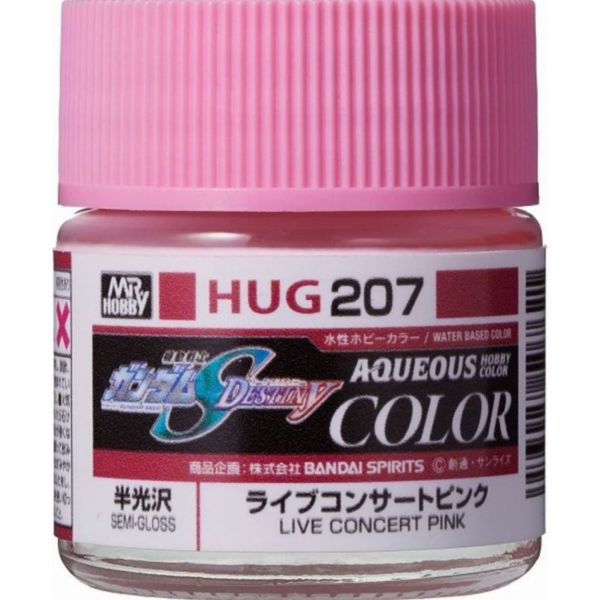 GSI 郡氏 水性漆 HUG-207 薩克勇士 蜜雅專用機 粉紅色 半光澤 GSI,郡氏,水性漆,HUG-207,薩克勇士,蜜雅專用機,粉紅色 ,半光澤,