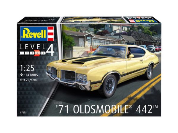 Revell 1/25 奧斯摩比 OLDSMOBILE 442 Coupe 1971 組裝模型 Revell 1/25 奧斯摩比 OLDSMOBILE 442 Coupe 1971 組裝模型