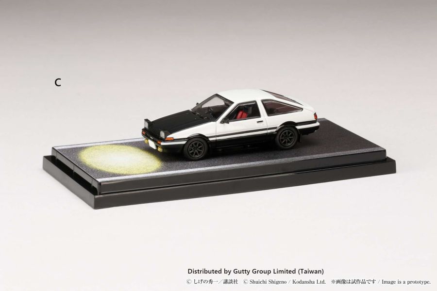 Hobby JAPAN 1/64 豐田 Toyota SPRINTER TRUENO GT APEX (AE86) / 頭文字D場景系列 藤原拓海 VS 舘智幸 栃木縣山道戰 HJ641052DD Hobby JAPAN 1/64 豐田 Toyota SPRINTER TRUENO GT APEX (AE86) / 頭文字D場景系列 藤原拓海 VS 舘智幸 栃木縣山道戰 HJ641052DD