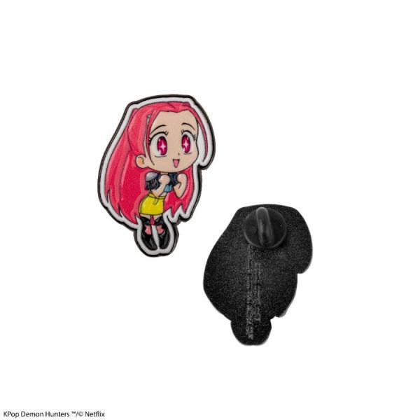 KPOP 獵魔女團 Demon Hunters 金屬徽章 HUNTR/X 女團 可愛Q版 Mira KPOP 獵魔女團 Demon Hunters 金屬徽章 HUNTR/X 女團 可愛Q版 Mira