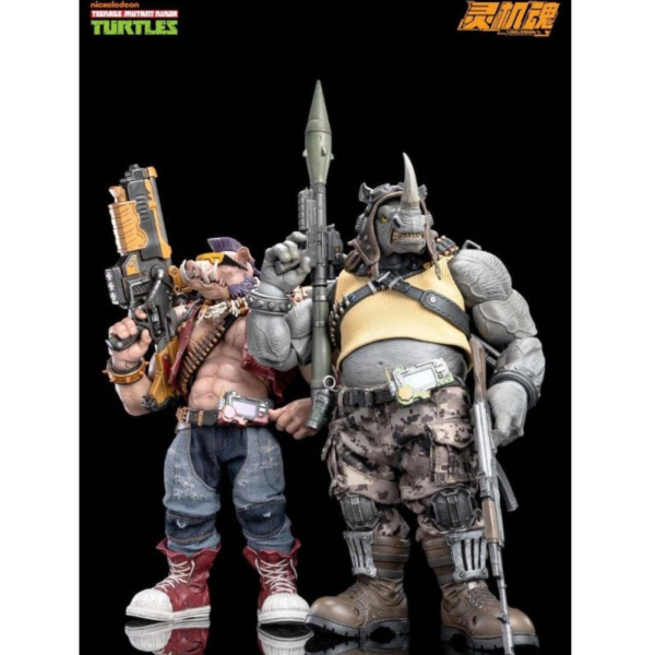 (預購) 靈機魂 忍者龜 牛頭 羅斯泰迪 可動完成品 20260507 靈機魂 忍者龜 牛頭 羅斯泰迪 /豬麵 比博 可動完成品