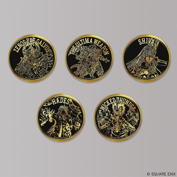 (預購) SQUAER ENIX 盲盒 最終幻想 XIV 金徽章系列收集 全10種 一中盒10入販售 20260108 SQUAER ENIX 盲盒 最終幻想 XIV 金徽章系列收集 全10種 一中盒10入販售