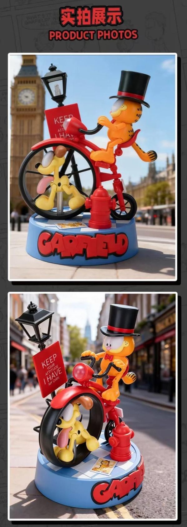 (預購) 聖斯基 加菲貓之大小輪之旅 已塗裝完成品 20260416 聖斯基 加菲貓之大小輪之旅 已塗裝完成品