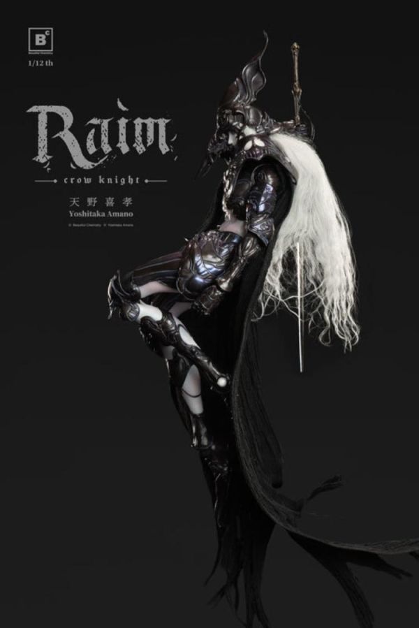 (預購) BeautifulChemistry 1/12 玄鴉騎士 鴉狩 Raim 可動完成品 20260421 BeautifulChemistry 1/12 玄鴉騎士 鴉狩 Raim 可動完成品