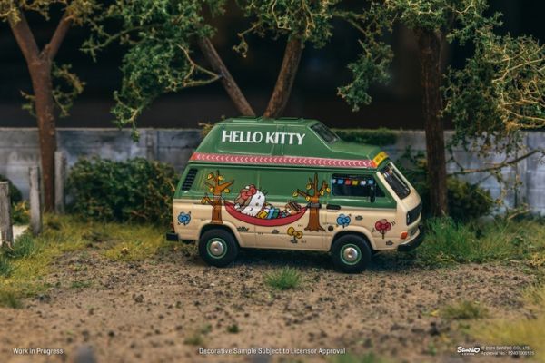 TARMAC WORKS 1/64 福斯 Volkswagen T3 Van Hello Kitty 露營車 T64S-001-HK TARMAC WORKS 1/64 福斯 Volkswagen T3 Van Hello Kitty 露營車 T64S-001-HK