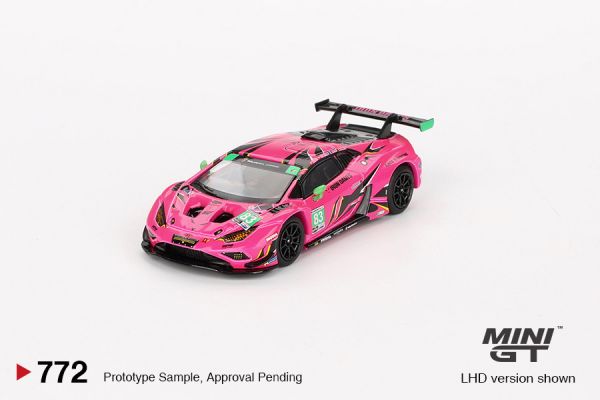 MINIGT 1/64 藍寶堅尼 Lamborghini Huracán GT3 EVO2 #83 Iron Dames  IMSA 2023 戴通納24耐 MINIGT 1/64 藍寶堅尼 Lamborghini Huracán GT3 EVO2 #83 Iron Dames  IMSA 2023 戴通納24耐