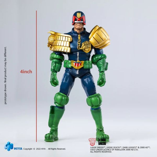 Hiya Toys 1/18 4吋 Exquisite Mini 超時空戰警 特警判官 凝視德雷德的拳頭 可動完成品 Hiya Toys 1/18 4吋 Exquisite Mini 超時空戰警 特警判官 凝視德雷德的拳頭 可動完成品