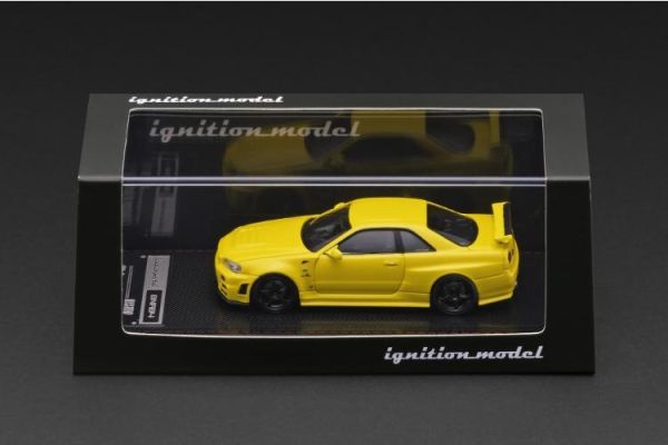 (預購) ignition model 1/64 日產 Nissan Skyline GT-R (BNR34) NISMO customized Yellow Metallic 金屬黃 IG4176 20260405 ignition model 1/64 日產 Nissan Skyline GT-R (BNR34) NISMO customized Yellow Metallic 金屬黃 IG4176