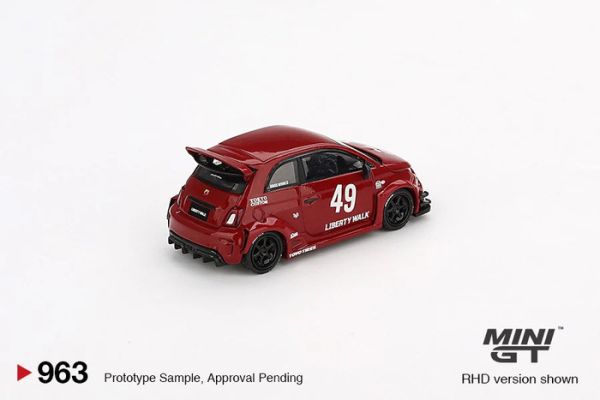 MINIGT 1/64 飛雅特 LB-WORKS x Abas Works ABARTH 595 Red MGT00963-L MINIGT 1/64 飛雅特 LB-WORKS x Abas Works ABARTH 595 Red MGT00963-L