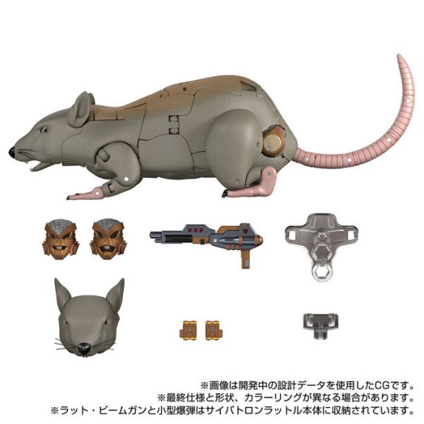 TAKARATOMY 變形金剛 MPG-15 賽博坦 灰鼠 可動完成品 TAKARATOMY 變形金剛 MPG-15 賽博坦 灰鼠 可動完成品
