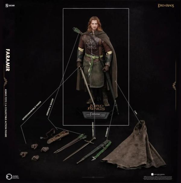 (預購) AsmusToys 魔戒 指環王系列 法拉莫 植髮版 可動完成品 LOTR036 20260618 AsmusToys 魔戒 指環王系列 法拉莫 植髮版 可動完成品 LOTR036