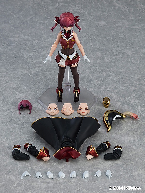 Good Smile figma 577 hololive 寶鐘瑪琳 船長 可動完成品 Good Smile,figma,577,hololive,寶鐘瑪琳,船長,可動完成品,
