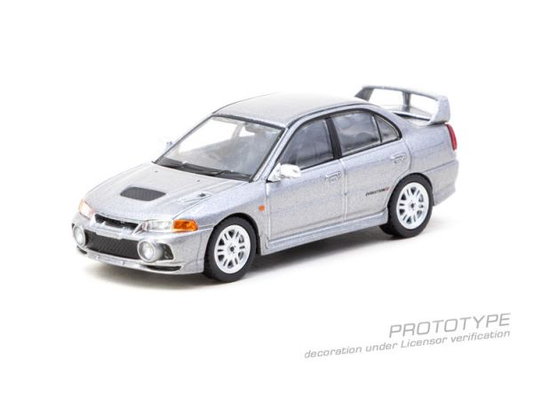 (預購) TARMAC WORKS 1/64 三菱 Mitsubishi Lancer GSR Evolution IV Silver T64G-076-SL (預購) TARMAC WORKS 1/64 三菱 Mitsubishi Lancer GSR Evolution IV Silver T64G-076-SL