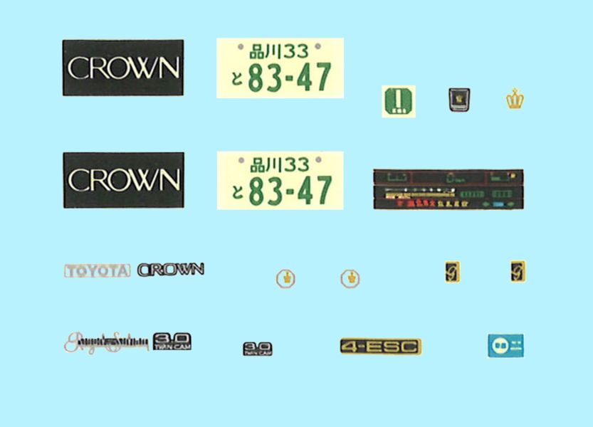 1/24 TOYOTA CROWN 3.0 Royal TWINCAM 高端車版本 富士美 FUJIMI 組裝模型 FUJIMI,1/24,RS,BMW,325i,VW,GOLF,GTI,三菱,STARION,1985,SUBARU,IMPREZA,WRX,HONDA,CR-Z