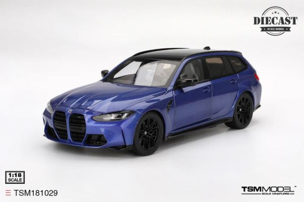 TSM MODEL 1/18 寶馬 BMW M3 Touring M Portimao Blue Metallic TSM181029 TSM MODEL 1/18 寶馬 BMW M3 Touring M Portimao Blue Metallic TSM181029