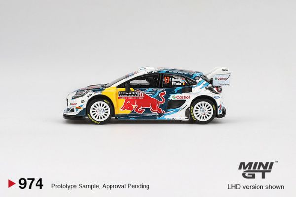 MINIGT 1/64 福特 Ford Puma Rally1 #13 M Sport Ford WRT 2024 Rally Monte Carlo MGT00974-L MINIGT 1/64 福特 Ford Puma Rally1 #13 M Sport Ford WRT 2024 Rally Monte Carlo MGT00974-L
