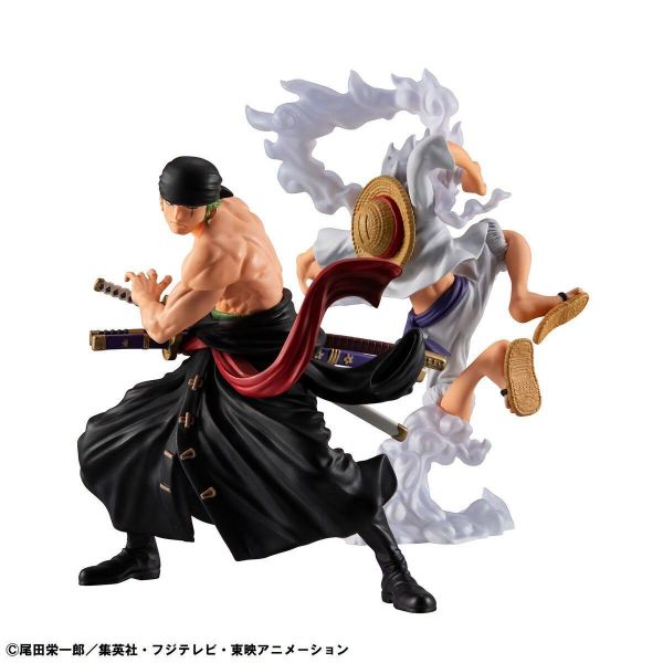 (預購) [特典版] MEGAHOUSE WALLSTAR 航海王 蒙其.D.魯夫 Gear 5＆羅羅亞.索隆 套組 20260915 [特典版] MEGAHOUSE WALLSTAR 航海王 蒙其.D.魯夫 Gear 5＆羅羅亞.索隆 套組