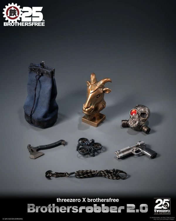 (預購) threezero 1/6 鐵人兄弟 盜俠 2.0 經典普通版 33.6cm 3Z10746W0 可動完成品 20260906 threezero 1/6 鐵人兄弟 盜俠 2.0 經典普通版 33.6cm 3Z10746W0 可動完成品