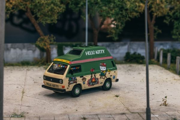 TARMAC WORKS 1/64 福斯 Volkswagen T3 Van Hello Kitty 露營車 T64S-001-HK TARMAC WORKS 1/64 福斯 Volkswagen T3 Van Hello Kitty 露營車 T64S-001-HK