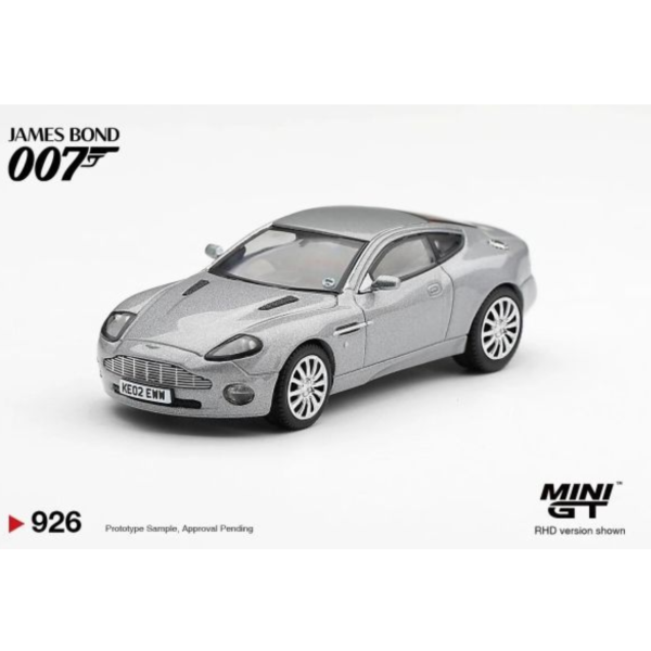(預購) [吊卡版] MINIGT 奧斯頓馬丁 Aston Martin V12 Vanquish "Die Another Day" 日文版 RHD MGT00926-007J 20261001 [吊卡版] MINIGT 奧斯頓馬丁 Aston Martin V12 Vanquish "Die Another Day" 日文版 RHD MGT00926-007J