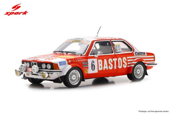 (預購) SPARK 1/43 寶馬 BMW 323i Gr 2 No.6 5th Condroz Rally 1982 S8512 20260924 SPARK 1/43 寶馬 BMW 323i Gr 2 No.6 5th Condroz Rally 1982 S8512
