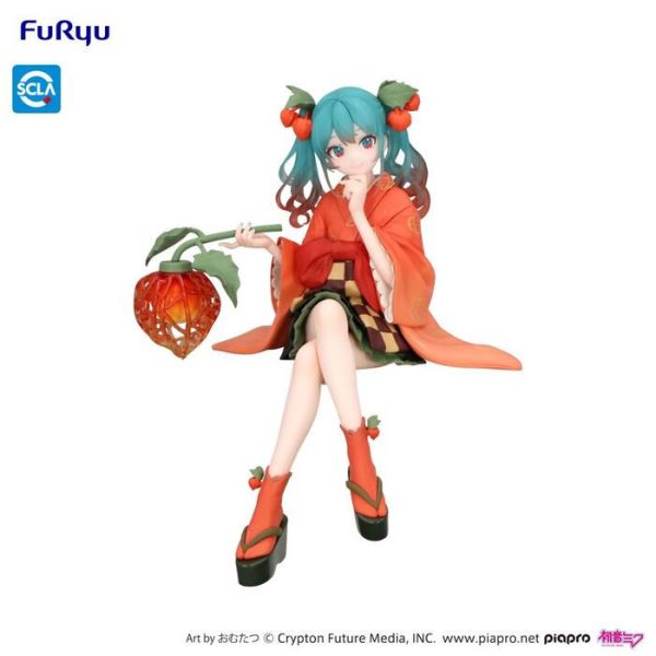 Furyu 景品 初音未來 泡麵蓋公仔 花精靈冬季櫻桃ver. 2509 Furyu 景品 初音未來 泡麵蓋公仔 花精靈冬季櫻桃ver.