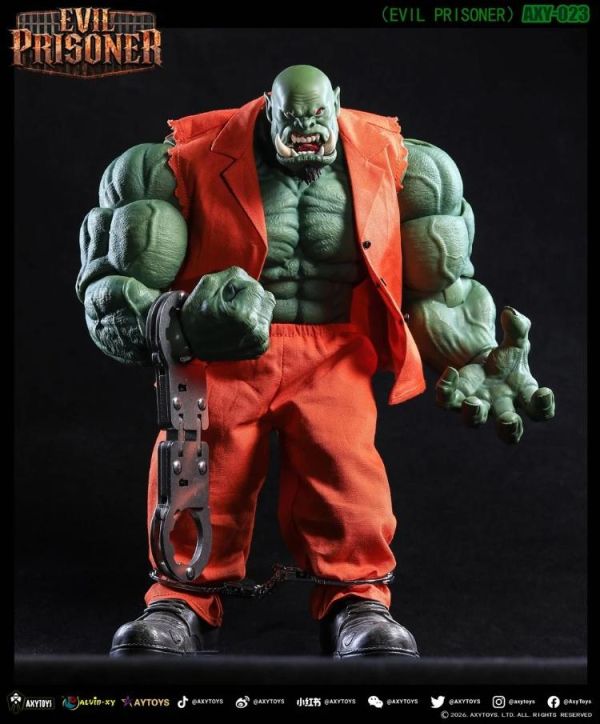 (預購) AXYTOYS 惡囚 綠色 可動完成品 AXY-023 20260723 AXYTOYS 惡囚 綠色 可動完成品 AXY-023