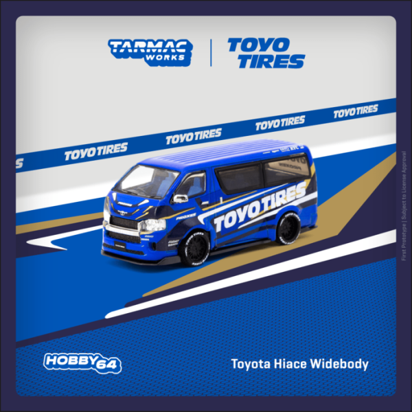 TARMAC WORKS 1/64 豐田 Toyota Hiace Widebody Toyo Tires T64-038-TOYO TARMAC WORKS 1/64 豐田 Toyota Hiace Widebody Toyo Tires T64-038-TOYO