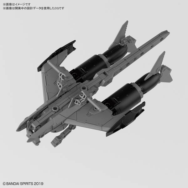 BANDAI 1/144 30MM #05 擴充武裝機具 攻擊型潛艇Ver. 淺灰色組裝模型 BANDAI,1/144,30MM,#25,指揮官機用選配式裝甲,拉比歐用
