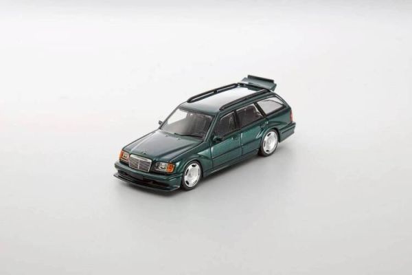(預購) Mortal 1/64 賓士 MERCEDES-BENZ S124 T MODEII EVO2 綠色 (預購) Mortal 1/64 賓士 MERCEDES-BENZ S124 T MODEII EVO2 綠色