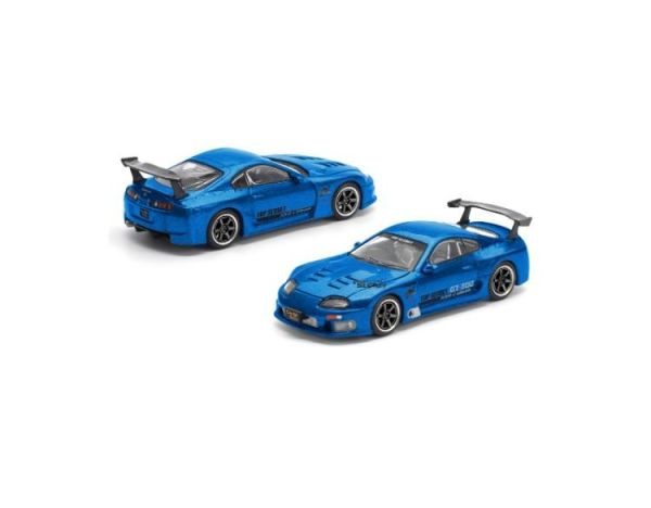 (預購) POP RACE × ENIGMA 1/64 豐田 TOP SECRET SUPRA GT300 (A80) - BLUE PRE028 20270401 POP RACE × ENIGMA 1/64 豐田 TOP SECRET SUPRA GT300 (A80) - BLUE PRE028