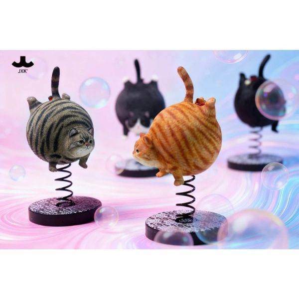 (預購) JXK JXK324 動物公仔 球貓 A 奶牛貓 20251223 JXK JXK324 動物公仔 球貓 A 奶牛貓