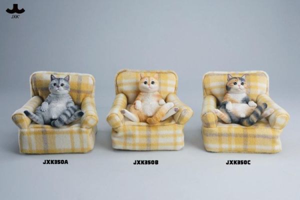 (預購) JXK Studio JXK350 動物公仔 暖格沙發喵 B 20260423 JXK Studio JXK350 動物公仔 暖格沙發喵 B