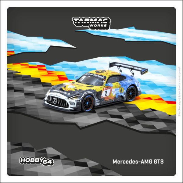 TARMAC WORKS 1/64 賓士 Mercedes-AMG GT3 Nürburgring 24h 2020 T64-062-20NUR02 TARMAC WORKS 1/64 賓士 Mercedes-AMG GT3 Nürburgring 24h 2020 T64-062-20NUR02