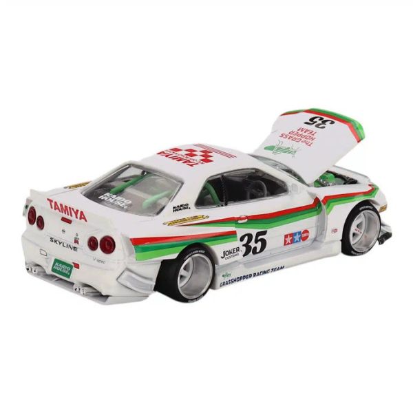 KaidoHouse x MINIGT 1/64 日產 Nissan Skyline GT-R (R34) TAMIYA x KAIDO HOUSE "The GRASSHOPPER" V1 KHMG167 KaidoHouse x MINIGT 1/64 日產 Nissan Skyline GT-R (R34) TAMIYA x KAIDO HOUSE "The GRASSHOPPER" V1 KHMG167