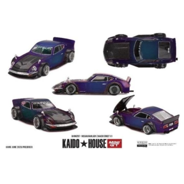 (預購) MINIGT 1/64 日產 Nissan Fairlady Z Kaido Street V1 KHMG297 20260611 MINIGT 1/64 日產 Nissan Fairlady Z Kaido Street V1 KHMG297