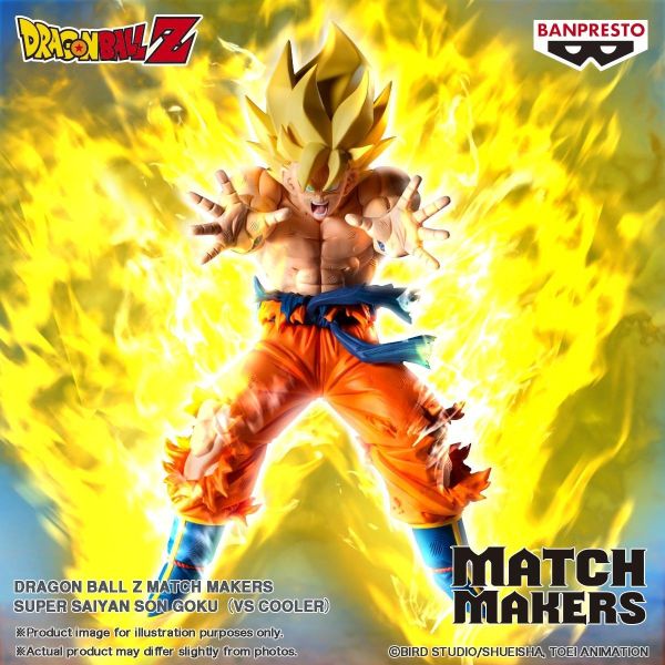 BANPRESTO 景品 七龍珠Z MATCH MAKERS 超級賽亞人孫悟空 BANPRESTO 景品 七龍珠Z MATCH MAKERS 超級賽亞人孫悟空