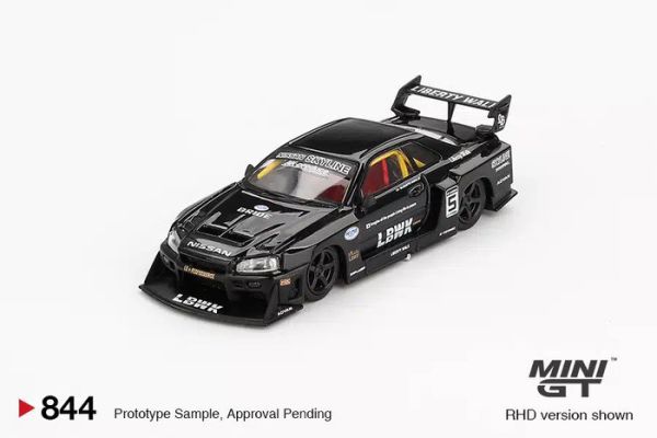 MINIGT 1/64 日產 Nissan LB-ER34 Super Silhouette SKYLINE Black MGT00844-R MINIGT 1/64 日產 Nissan LB-ER34 Super Silhouette SKYLINE Black MGT00844-R