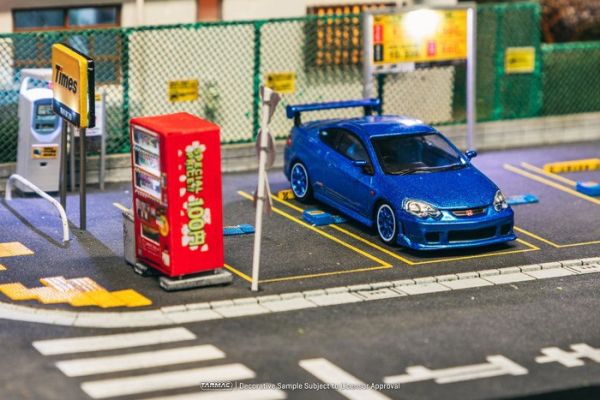 TARMAC WORKS 1/64 本田 Honda Integra TYPE R DC5 Custom Blue Metallic T64R-TL022-BL TARMAC WORKS 1/64 本田 Honda Integra TYPE R DC5 Custom Blue Metallic T64R-TL022-BL