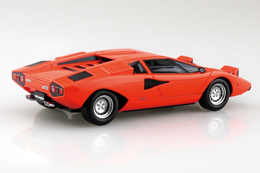 AOSHIMA 青島 1/32 Snap Kit 20-C Lamborghini 藍寶堅尼 Countach LP400 橘色 組裝模型 AOSHIMA 青島 1/32 Snap Kit 20-C Lamborghini 藍寶堅尼 Countach LP400 橘色 組裝模型