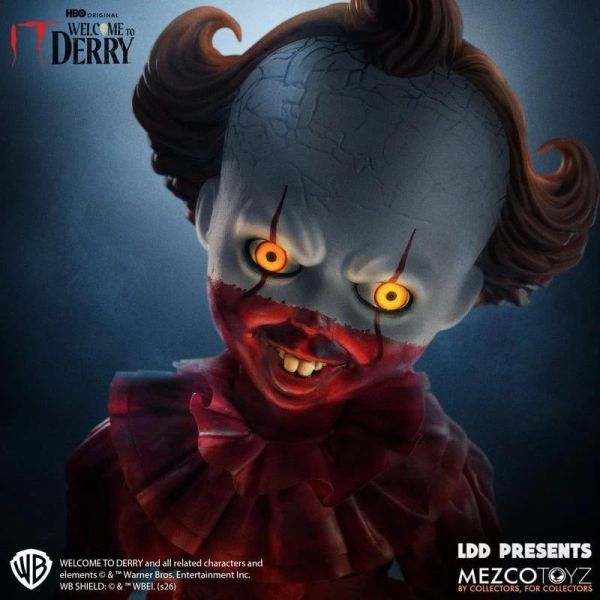(預購) Mezco Toyz Living Dead Dolls 牠：歡迎來到德利鎮 潘尼懷斯 10吋 可動完成品 20260907 Mezco Toyz Living Dead Dolls 牠：歡迎來到德利鎮 潘尼懷斯 10吋 可動完成品