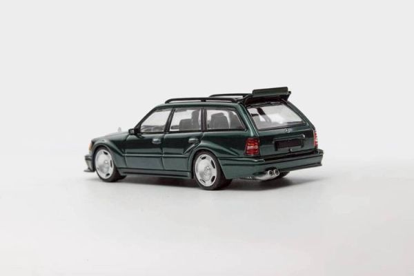 (預購) Mortal 1/64 賓士 MERCEDES-BENZ S124 T MODEII EVO2 綠色 (預購) Mortal 1/64 賓士 MERCEDES-BENZ S124 T MODEII EVO2 綠色