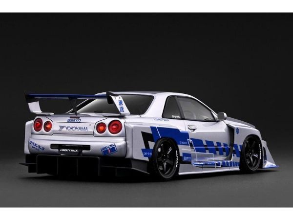 (預購) ignition model 1/18 日產 LB-ER34 Super Silhouette SKYLINE Silver IG4136 20260820 ignition model 1/18 日產 LB-ER34 Super Silhouette SKYLINE Silver IG4136